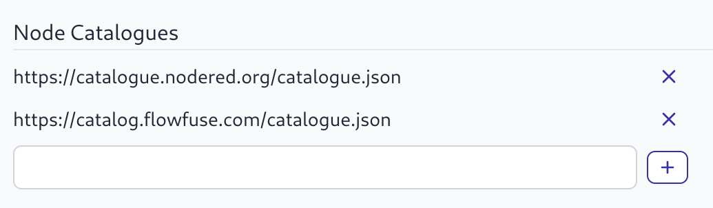 Node Catalogues